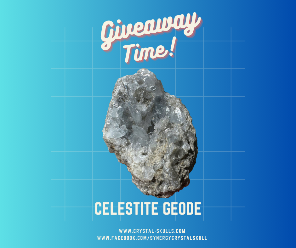 Celestite Geode Giveaway!