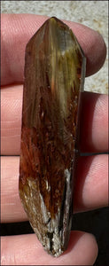 Angel Phantom Quartz Crystal Point - AKA Amphibole Quartz - Emotional balance