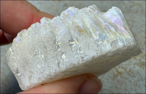 Angel Aura Quartz Crystal Cluster - Clean & Clear Aura