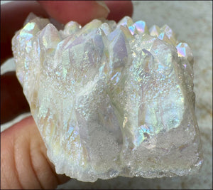 Angel Aura Quartz Crystal Cluster - Clean & Clear Aura