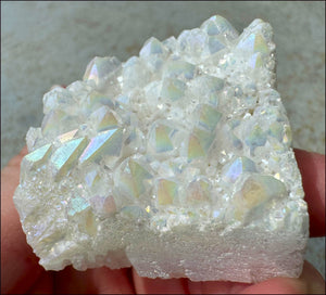 Angel Aura Quartz Crystal Cluster - Clean & Clear Aura