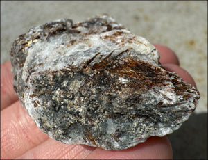 Shimmery 220ct Russian ASTROPHYLLITE Specimen - Release unhealthy patterns