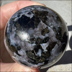 Madagascar Indigo Gabbro Crystal Ball / Sphere - Protection, Detachment!