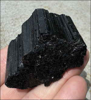 300ct Black Tourmaline Crystal Specimen - Protection, Great for grids