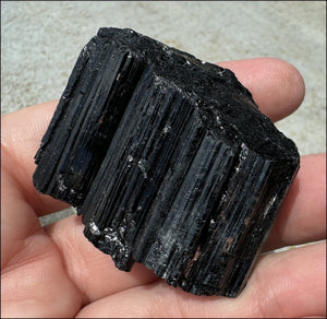 300ct Black Tourmaline Crystal Specimen - Protection, Great for grids