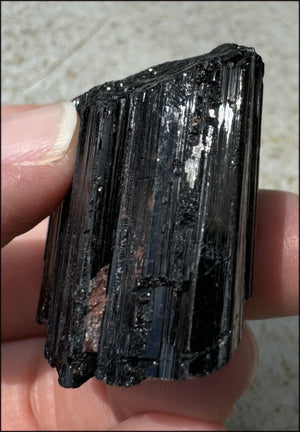 300ct Black Tourmaline Crystal Specimen - Protection, Great for grids