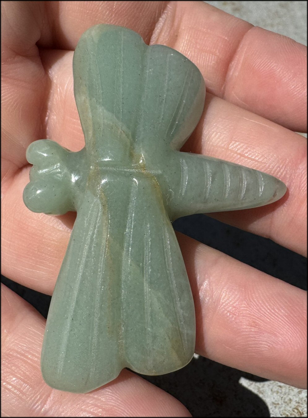 Green Aventurine DRAGONFLY Totem - Renewal - with Synergy 6+ years