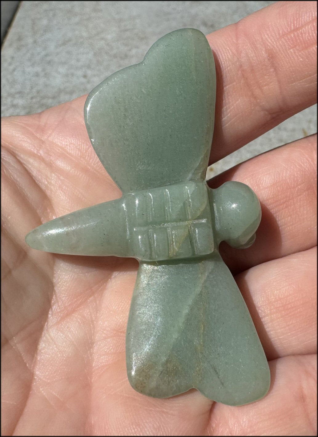 Green Aventurine DRAGONFLY Totem - Renewal - with Synergy 6+ years