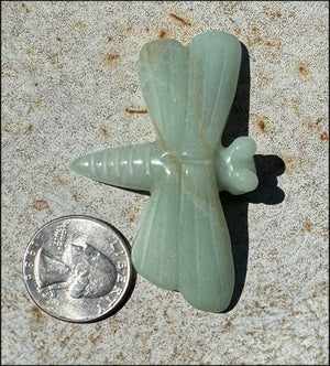 Green Aventurine DRAGONFLY Totem - Renewal - with Synergy 6+ years