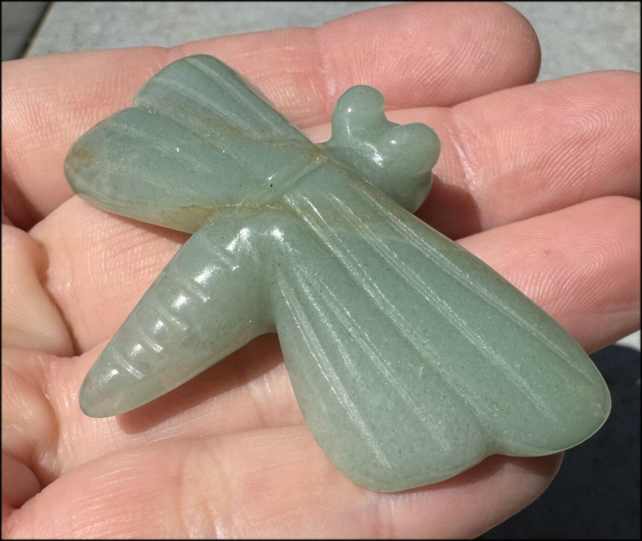 Green Aventurine DRAGONFLY Totem - Renewal - with Synergy 6+ years