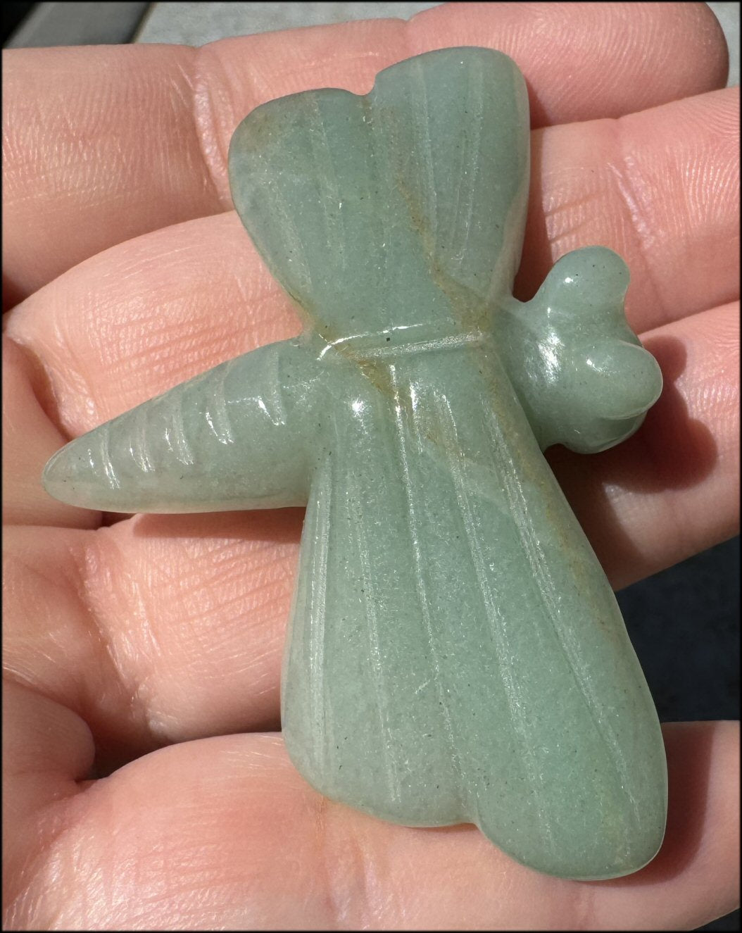 Green Aventurine DRAGONFLY Totem - Renewal - with Synergy 6+ years