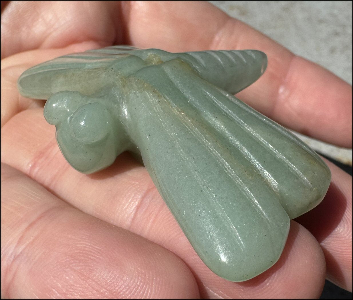 Green Aventurine DRAGONFLY Totem - Renewal - with Synergy 6+ years