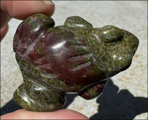 Dragon's Blood Jasper FROG Totem - with Synergy 4+ years