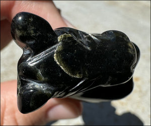 Black Marble HORSE Totem - Overcome Obstacles - with Synergy 7+ years