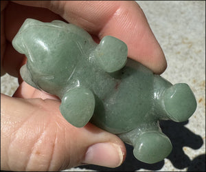 Green Aventurine PIG Totem - Get moving after being stuck!- with Synergy 8+ years