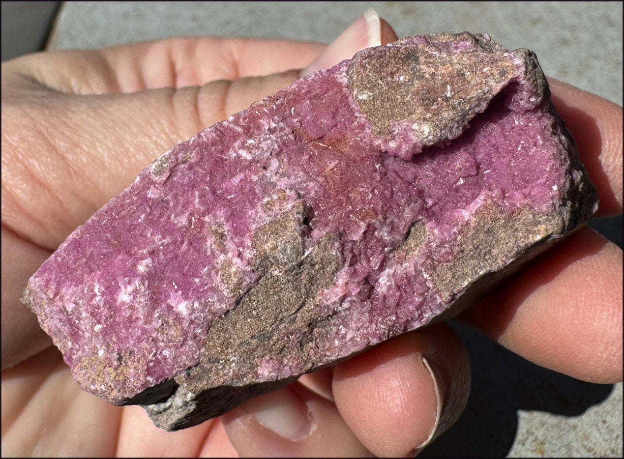 Natural Pink COBALTOAN Calcite Crystal Specimen - Joy, Love