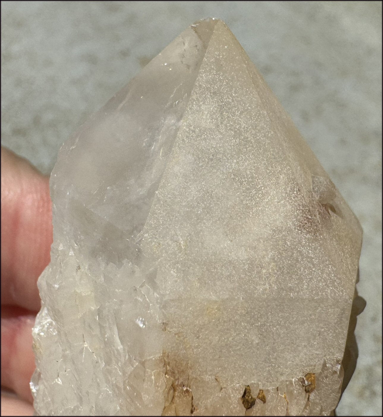 Madagascar FAIRY QUARTZ Crystal Point - AKA Candle Quartz - with Synergy 15+ yrs