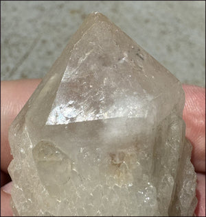 Madagascar FAIRY QUARTZ Crystal Point - AKA Candle Quartz - with Synergy 15+ yrs