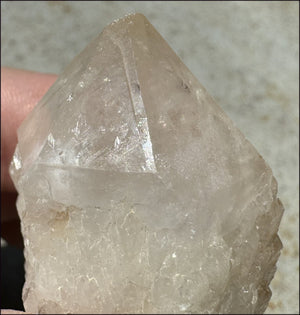 Madagascar FAIRY QUARTZ Crystal Point - AKA Candle Quartz - with Synergy 15+ yrs