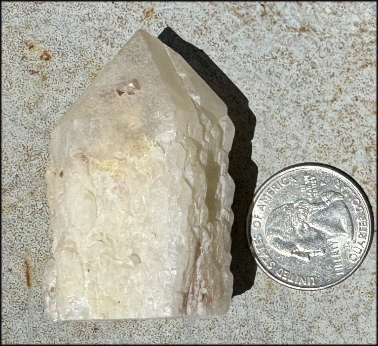 Madagascar FAIRY QUARTZ Crystal Point - AKA Candle Quartz - with Synergy 15+ yrs