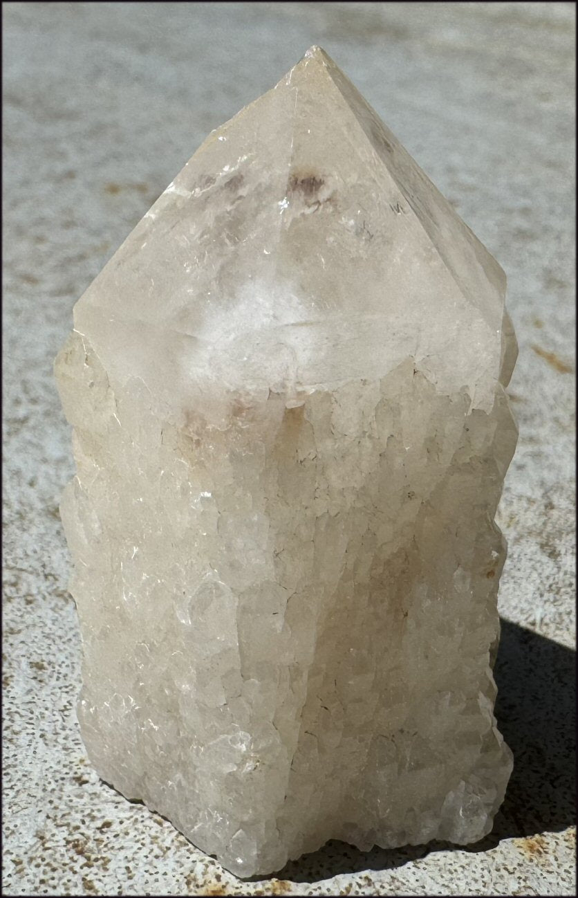 Madagascar FAIRY QUARTZ Crystal Point - AKA Candle Quartz - with Synergy 15+ yrs