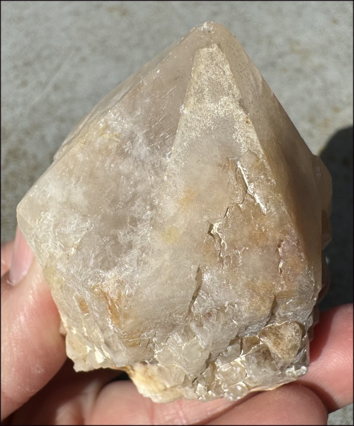 Madagascar FAIRY QUARTZ Crystal Point - AKA Candle Quartz - with Synergy 15+ years