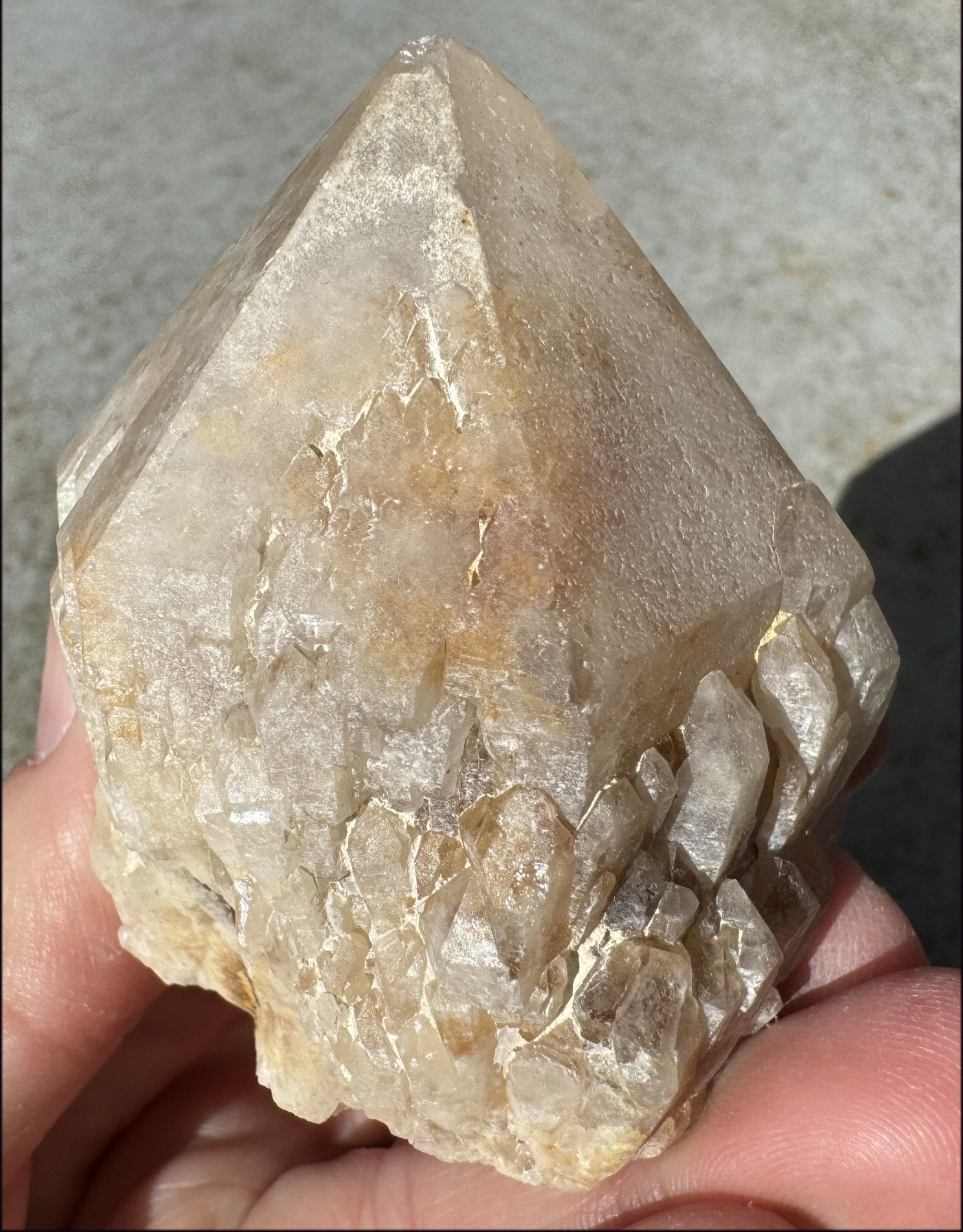 Madagascar FAIRY QUARTZ Crystal Point - AKA Candle Quartz - with Synergy 15+ years