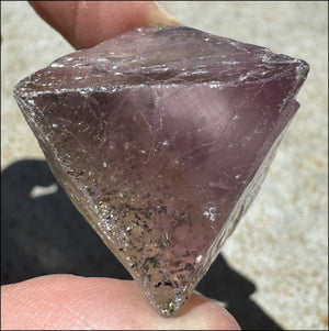 Natural Fluorite OCTAHEDRON Crystal with Pyrite - with Synergy 16+ years