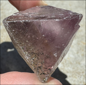 Natural Fluorite OCTAHEDRON Crystal with Pyrite - with Synergy 16+ years