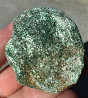 Shimmery FUCHSITE Crystal Specimen - Heart Chakra - with Synergy 15+ years