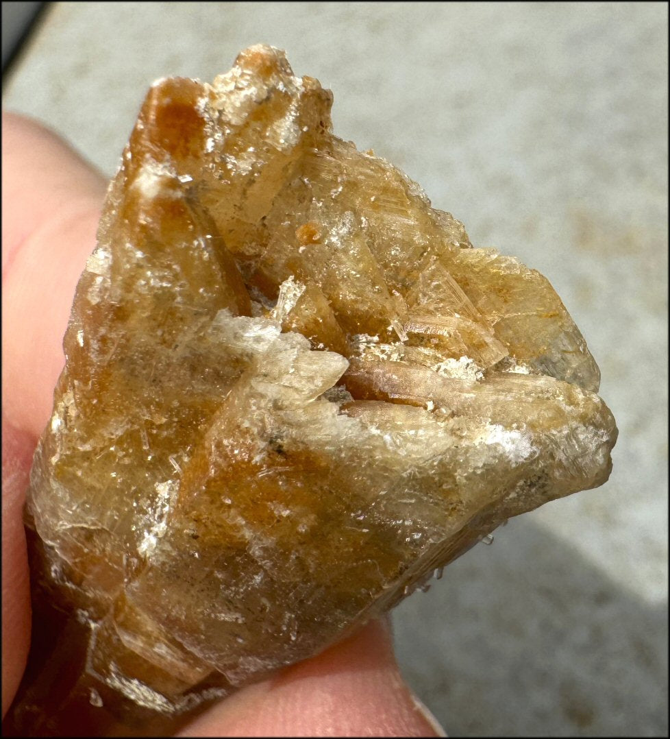 Golden Selenite Blade Specimen, From Swan Lake, Australia - Grounding!