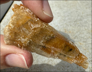 Golden Selenite Blade Specimen, From Swan Lake, Australia - Grounding!