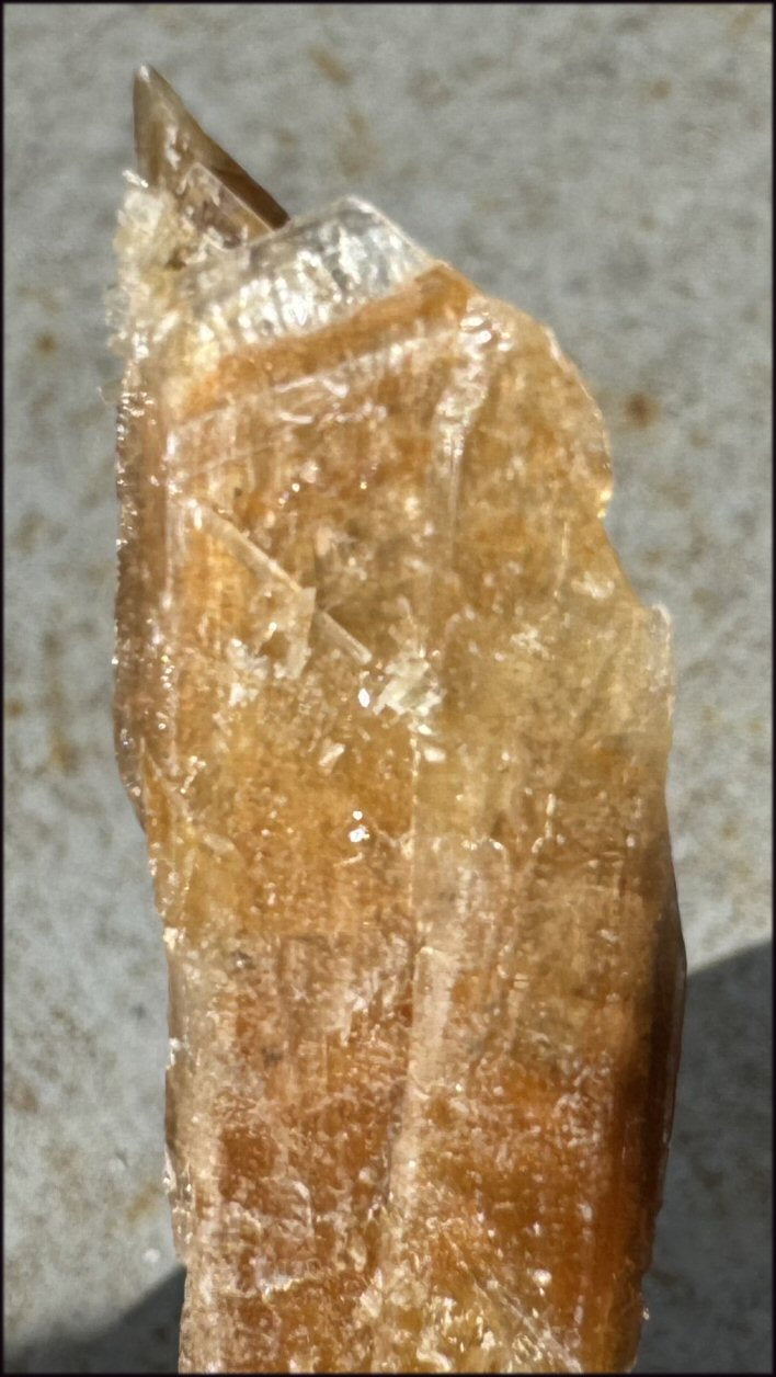 Golden Selenite Blade Specimen, From Swan Lake, Australia - Grounding!