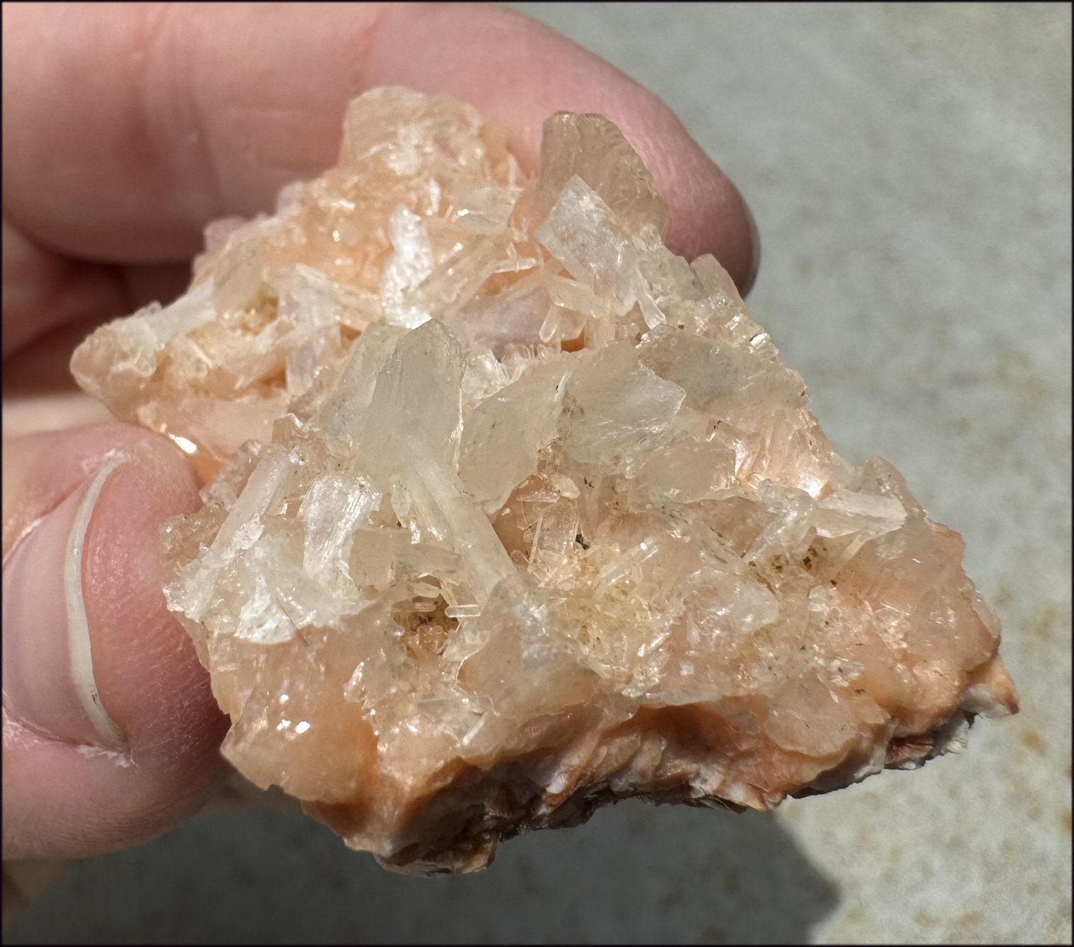 Heulandite Crystal Specimen - Break out of emotionally toxic patterns