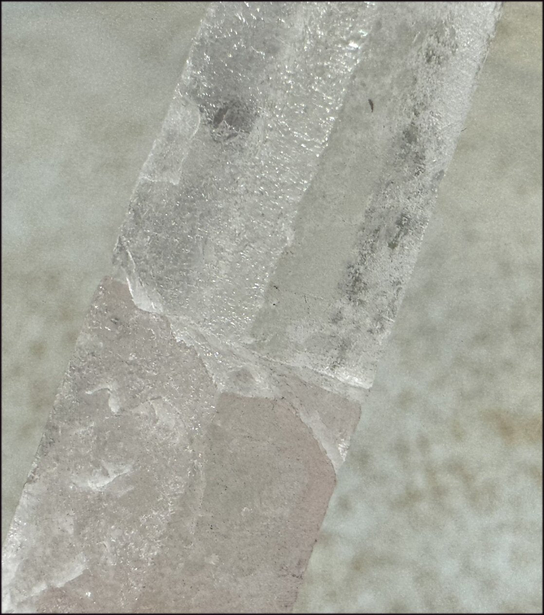 ~Intense~ Self-Healed Mongolian Quartz Crystal Wand - Excellent for healing work