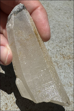 ~Intense Energy~ Self-Healed Tabular Mongolian Quartz with Bridge Crystal