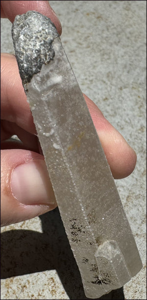 ~Intense Energy~ Self-Healed Tabular Mongolian Quartz with Bridge Crystal