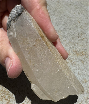 ~Intense Energy~ Self-Healed Tabular Mongolian Quartz with Bridge Crystal