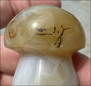 ~Super Cute~ Dendritic Agate FAIRY TOADSTOOL / MUSHROOM