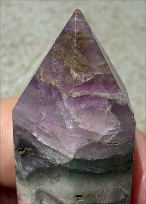 FLUORITE Crystal Obelisk - Peace & Calm, Great for meditation!