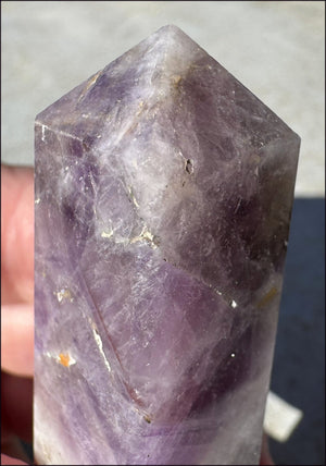 Polished Brazilian Super 7 Crystal Obelisk - AKA Melody's Stone