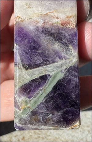 Polished Brazilian Super 7 Crystal Obelisk - AKA Melody's Stone