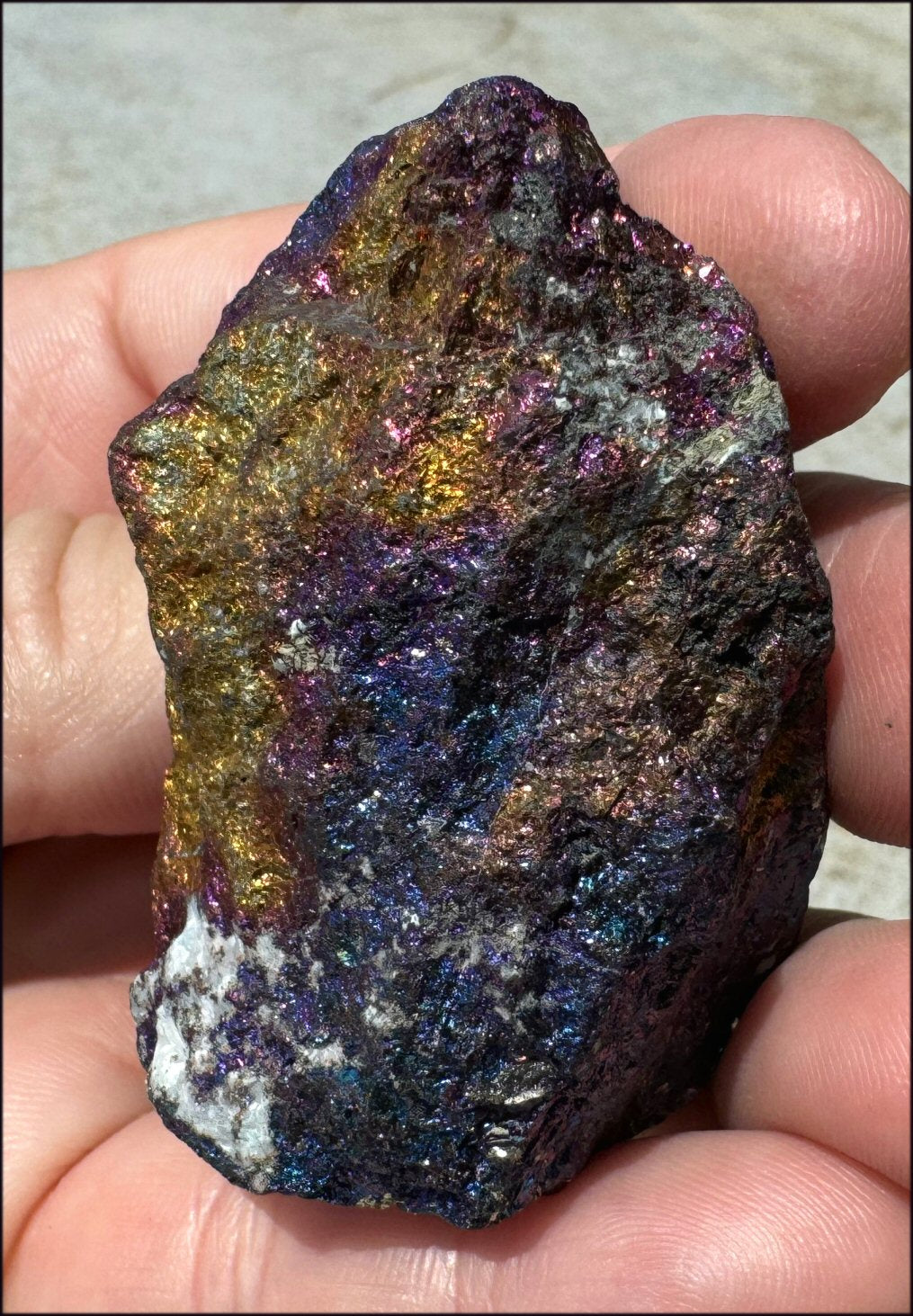 ~Rainbow Colors~ Mexican Peacock Ore / Chalcopyrite Specimen - Confidence