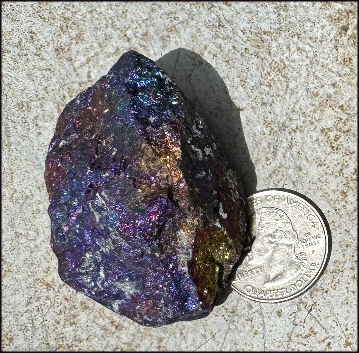 ~Rainbow Colors~ Mexican Peacock Ore / Chalcopyrite Specimen - Confidence