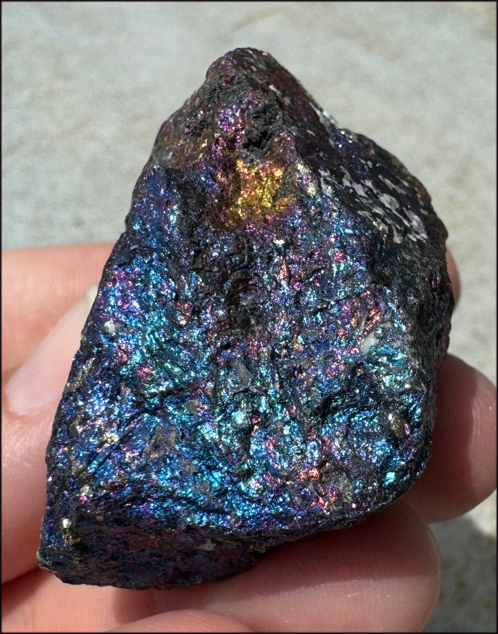 ~Rainbow Colors~ Mexican Peacock Ore / Chalcopyrite Specimen - Confidence