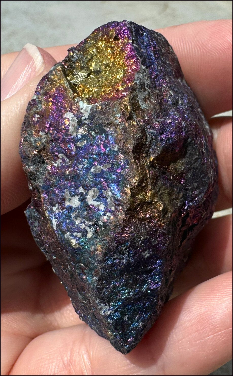 ~Rainbow Colors~ Mexican Peacock Ore / Chalcopyrite Specimen - Confidence