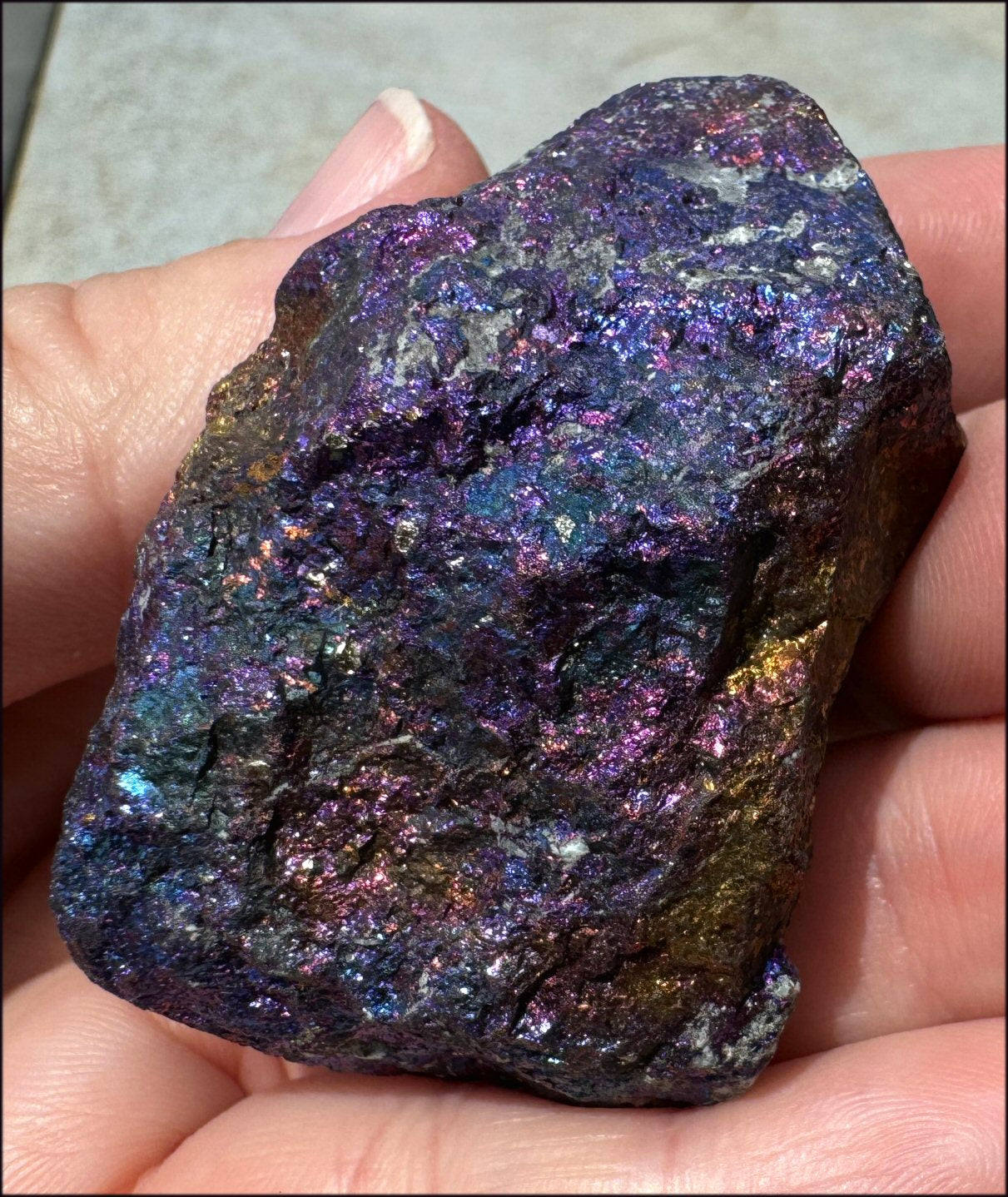 ~Rainbow Colors~ Mexican Peacock Ore / Chalcopyrite Specimen - Confidence