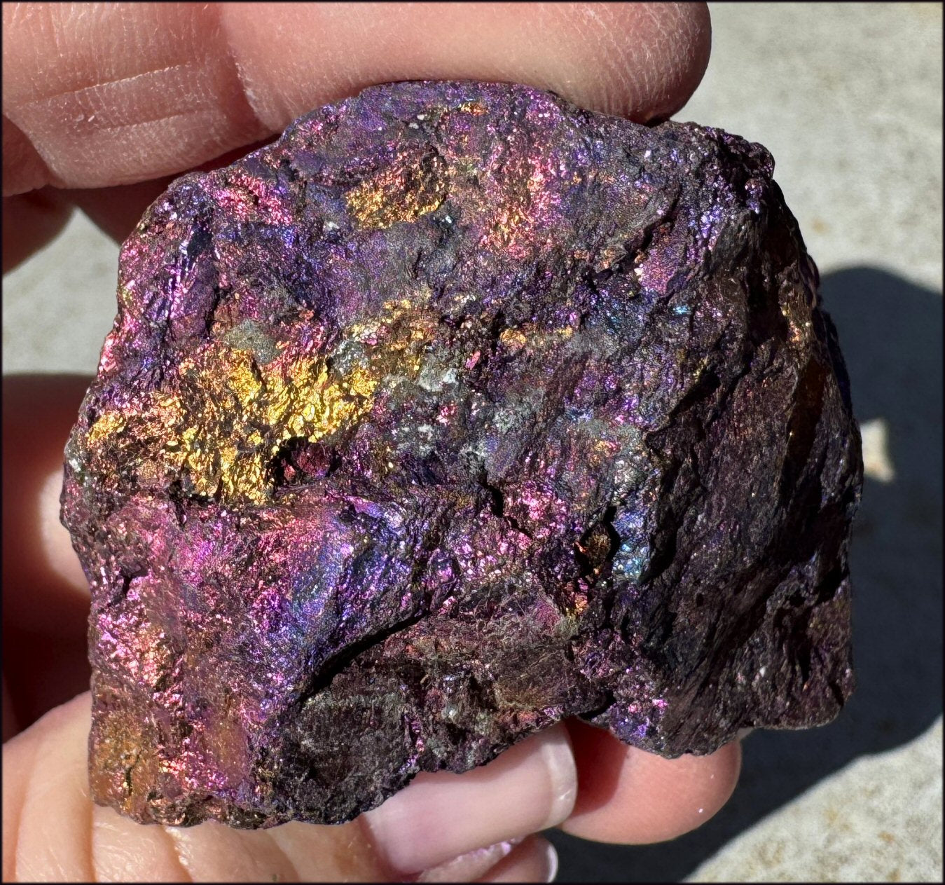 ~Rainbow Colors~ Mexican Peacock Ore / Chalcopyrite Specimen - Confidence