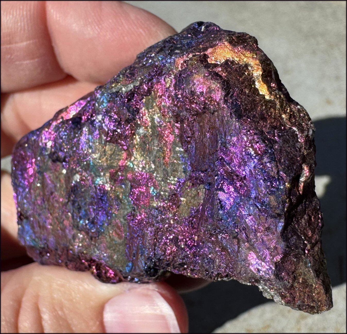 ~Rainbow Colors~ Mexican Peacock Ore / Chalcopyrite Specimen - Confidence