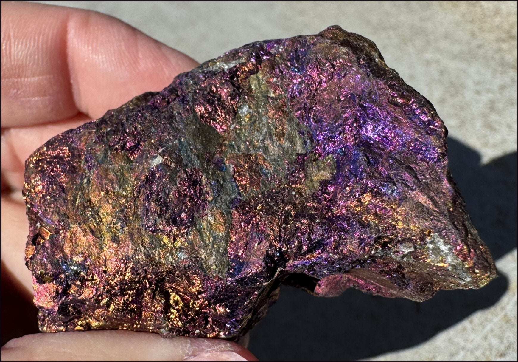 ~Rainbow Colors~ Mexican Peacock Ore / Chalcopyrite Specimen - Confidence